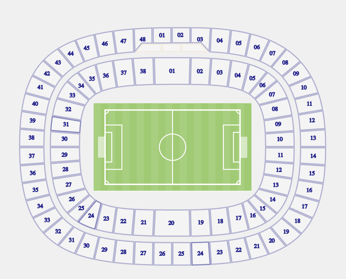 Estadio Akron Guadalajara, Guadalajara, Mexico